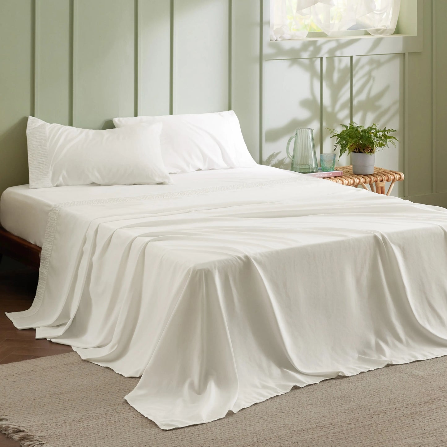 Ruched Sheet Set