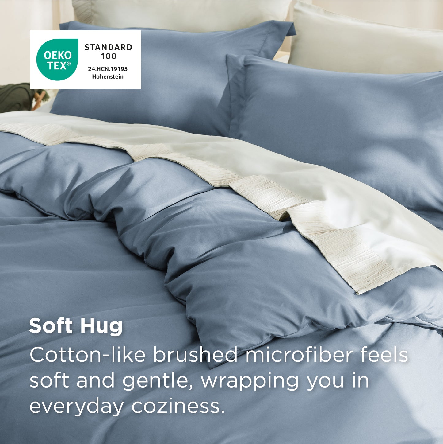 Brushed Microfiber Duvet Cover Set