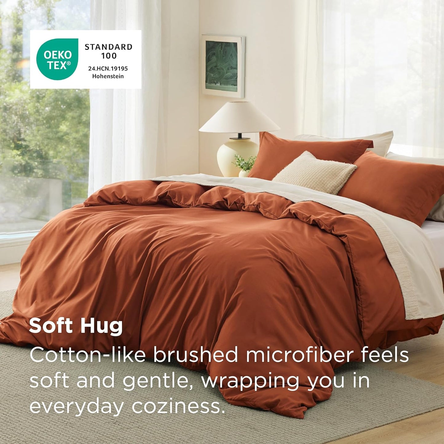 Brushed Microfiber Duvet Cover Set