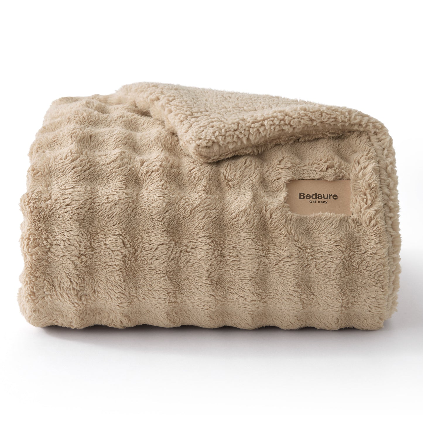 GentleSoft® Bubble Sherpa Fleece Blanket