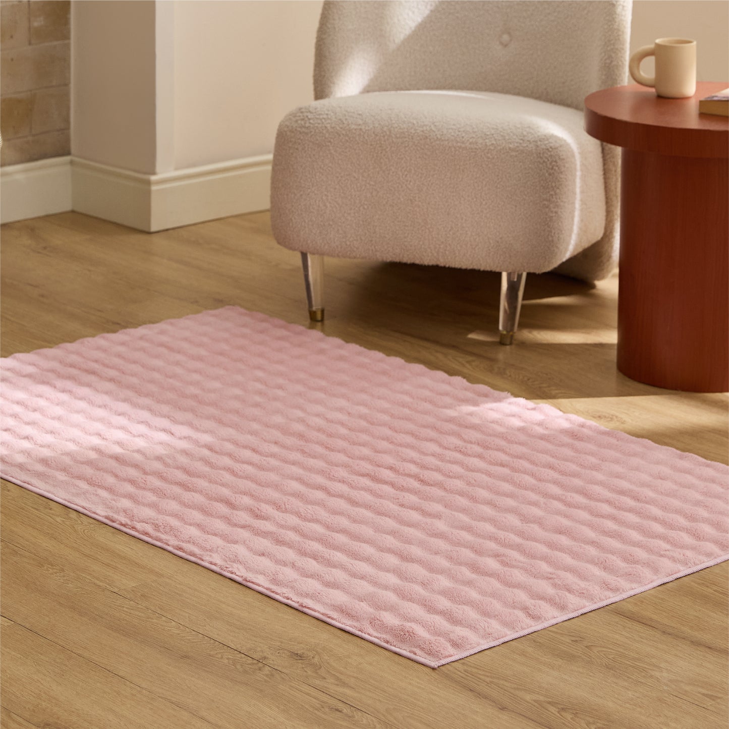 Bubble Flannel Area Rug