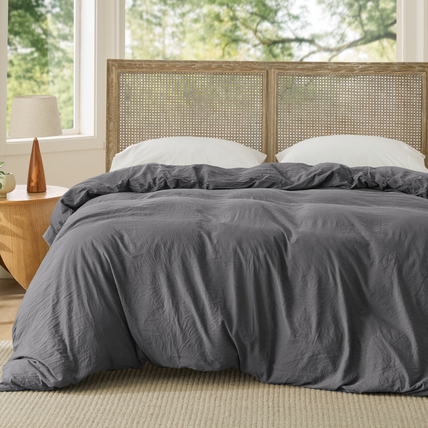 Prewashed Cotton-Like Microfiber Duvet Cover