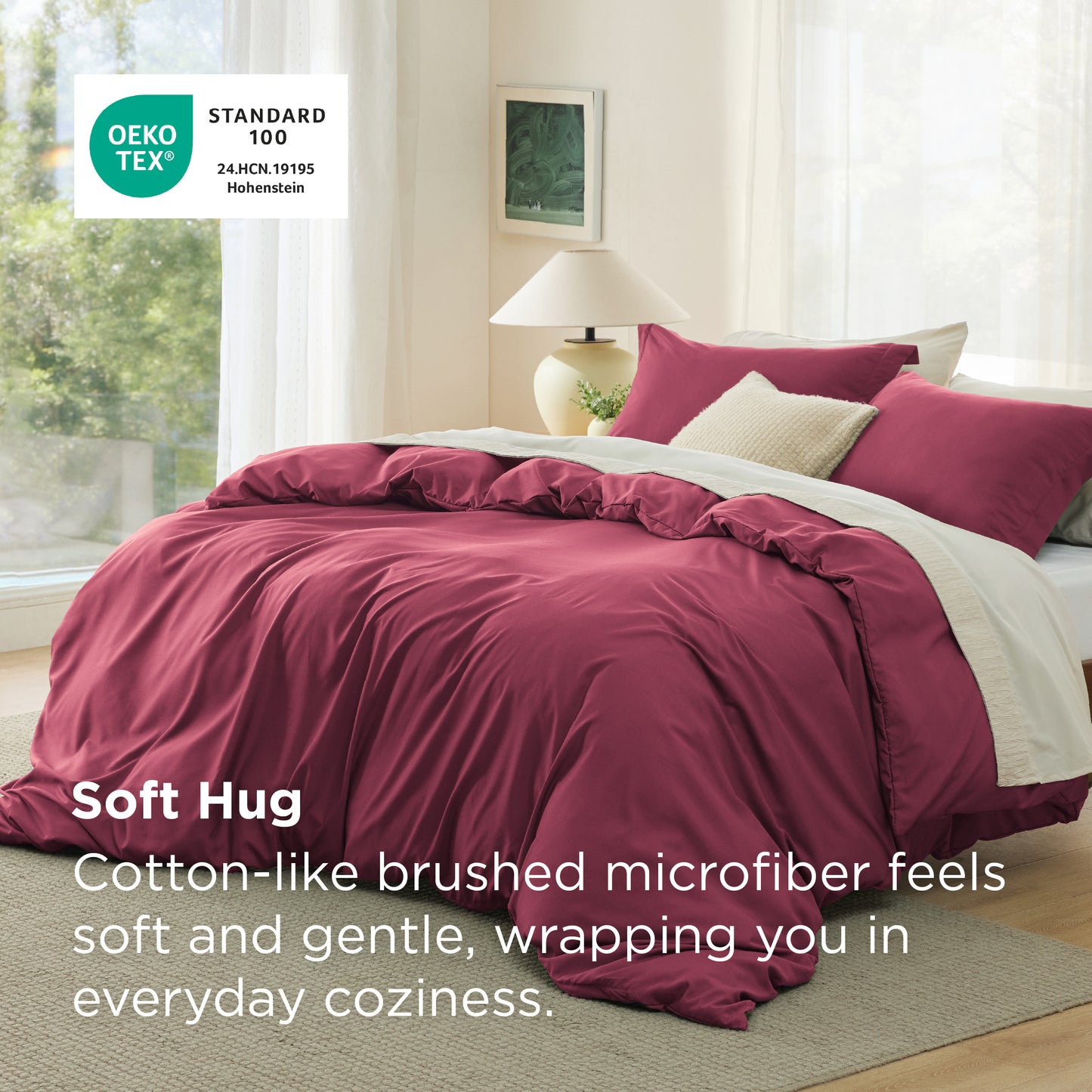 Brushed Microfiber Duvet Cover Set
