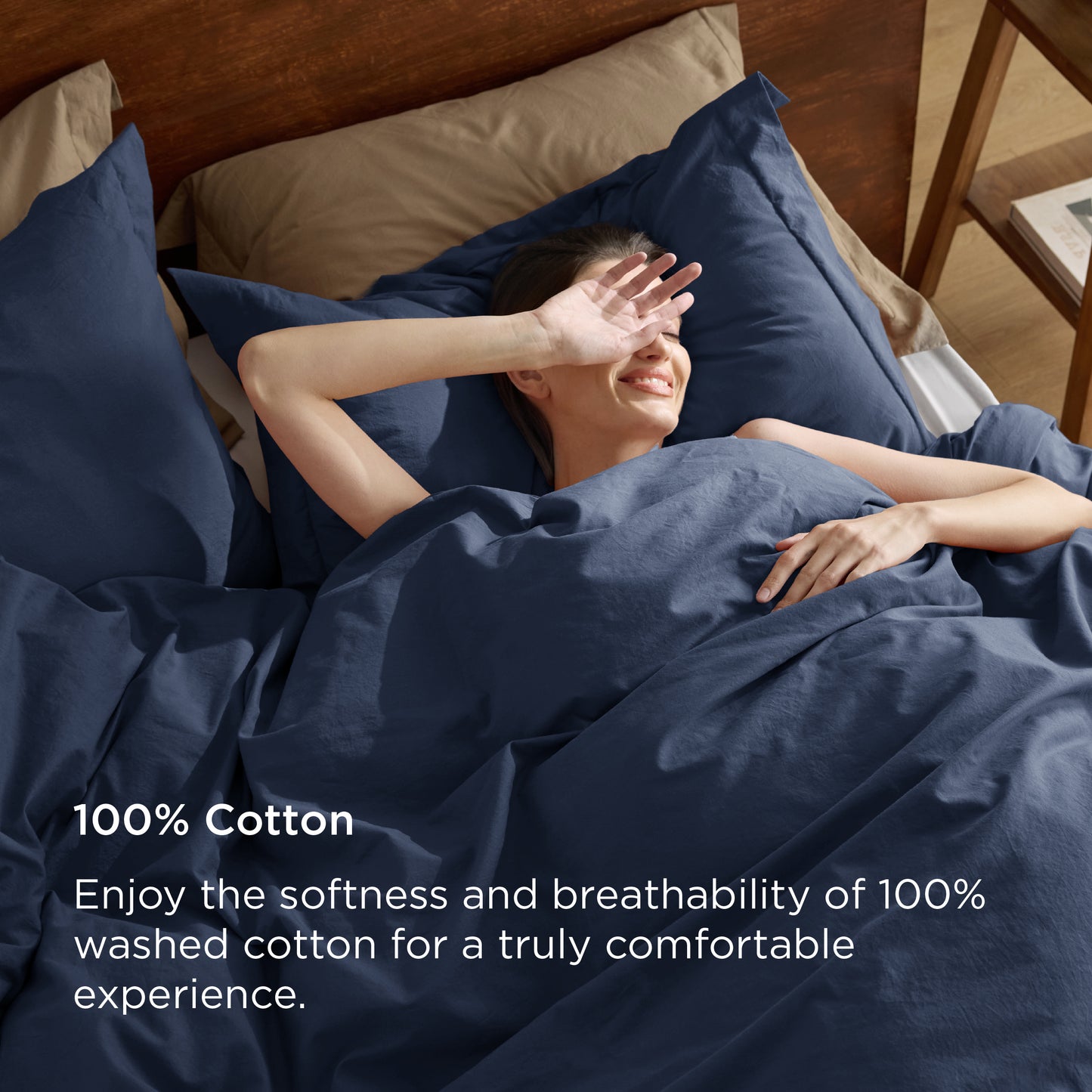 GentleSoft® Washed Cotton Duvet Cover Set