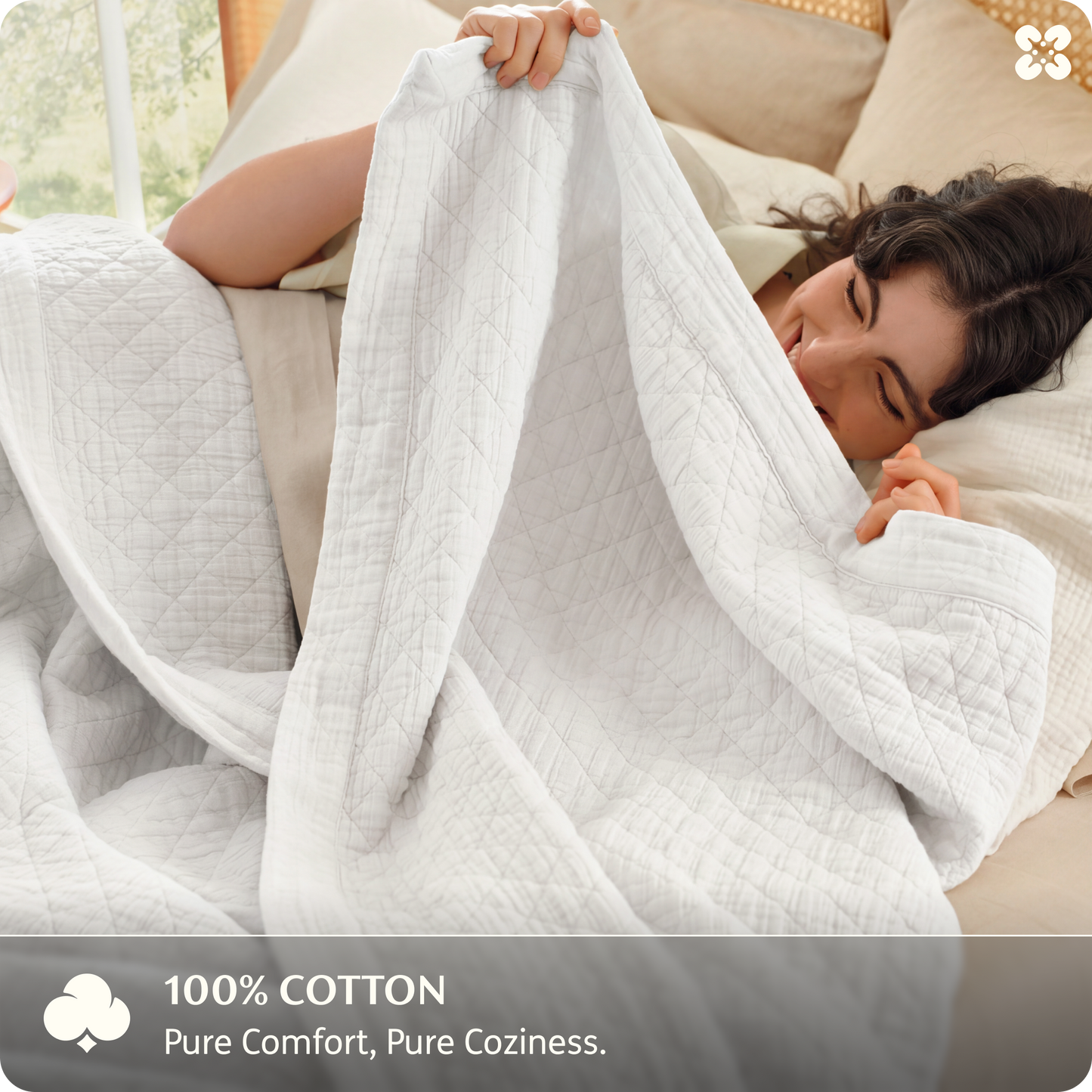 8-Layer Cotton Muslin Blanket
