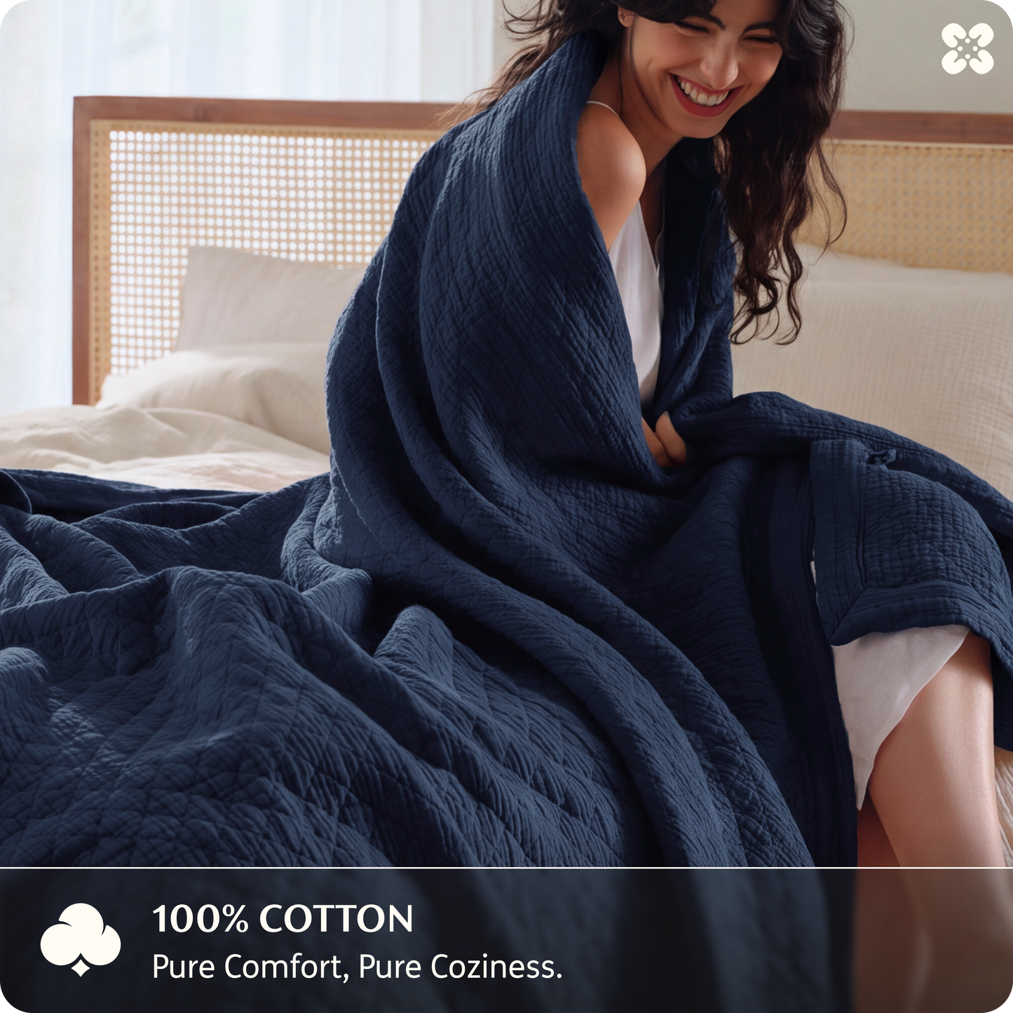 8-Layer Cotton Muslin Blanket