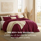 Prewashed Plain Comforter Set