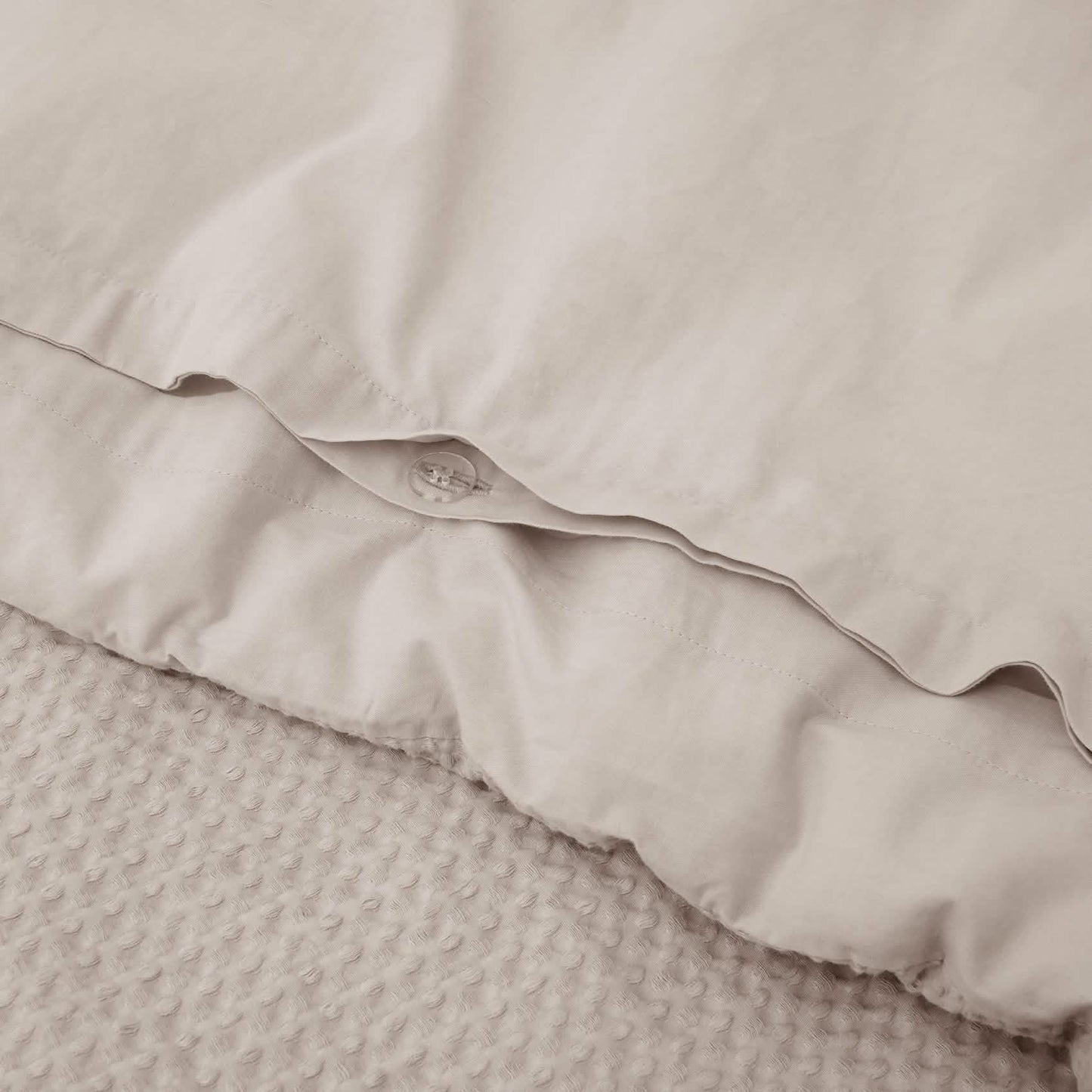 GentleSoft™ Cotton Waffle Weave Duvet Cover Set