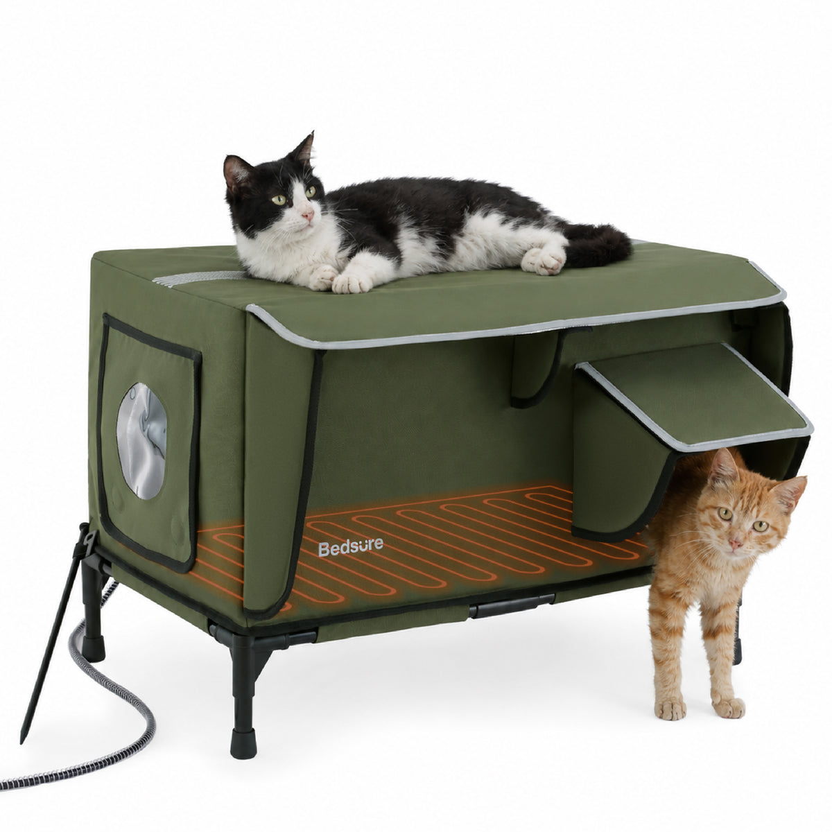 Outdoor Heated Cat House