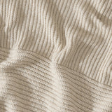 Air Yarn Knit Throw Blanket