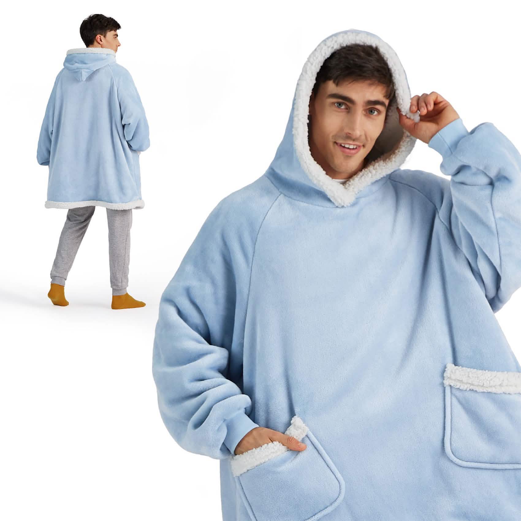 Sherpa Fleece Wearable Blanket
