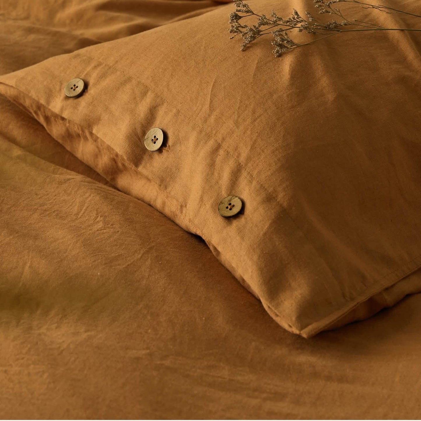 Cotton Linen Hybrid Duvet Cover Set