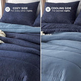 Reversible Warm and Cooling Comforter Set