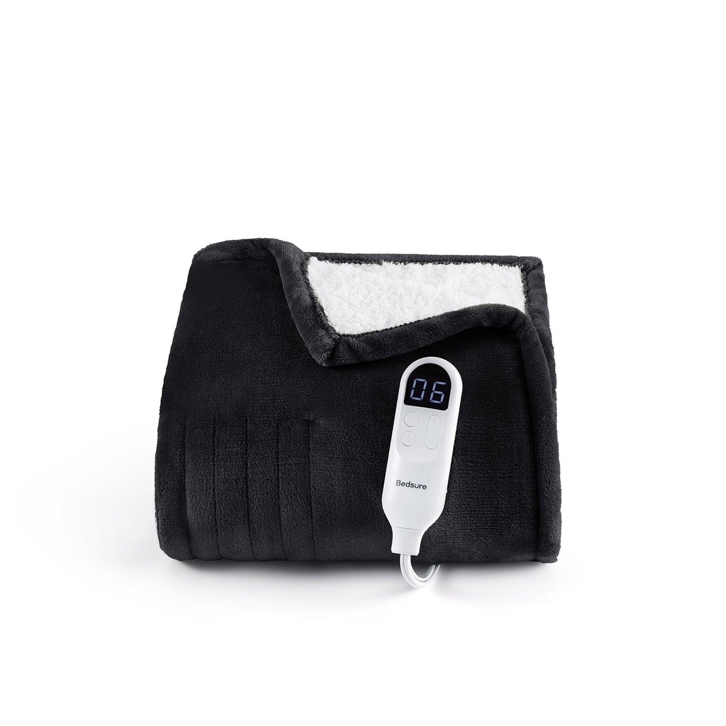 Solid Flannel Heated Blanket