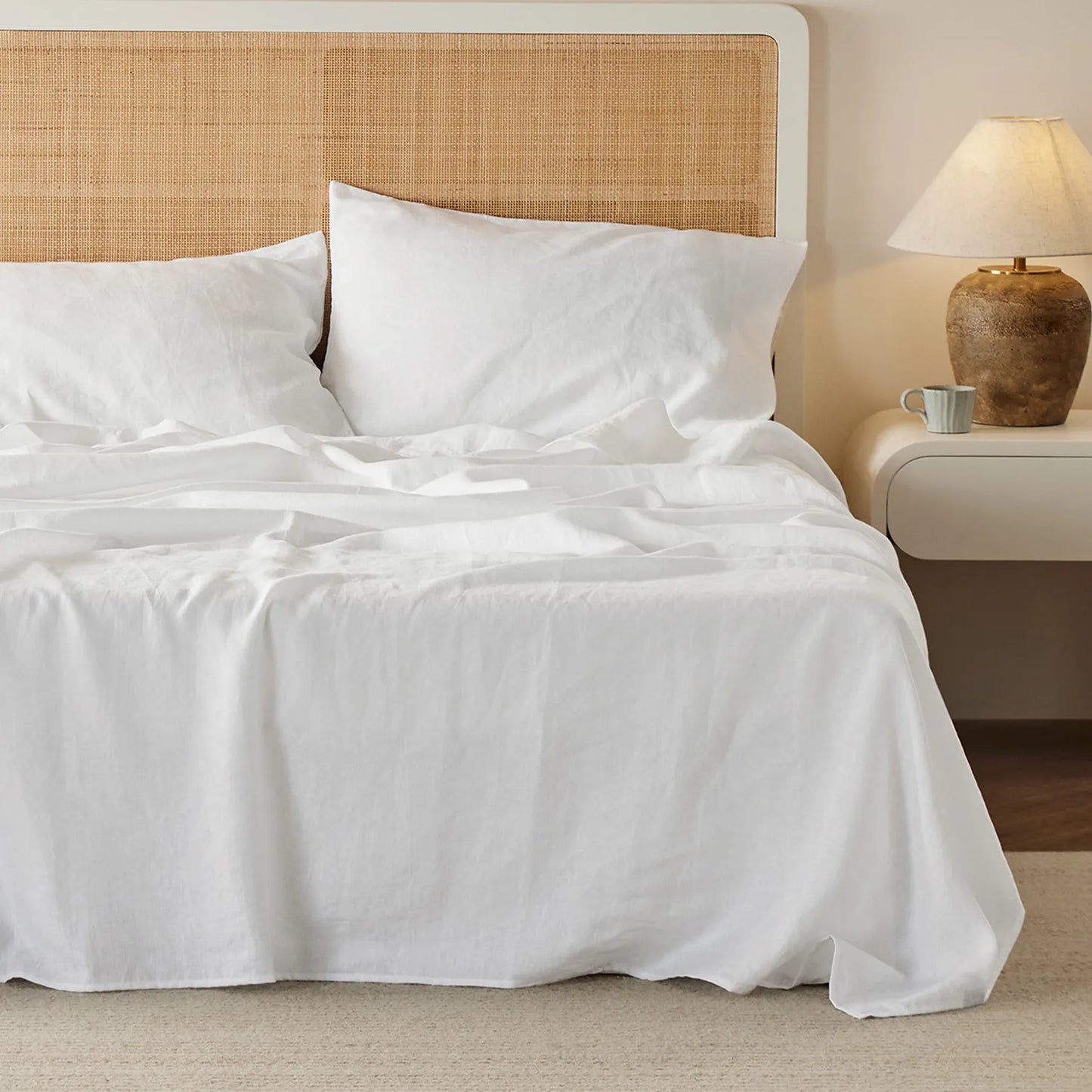 GentleSoft® Cotton-Linen Blend Sheet Set