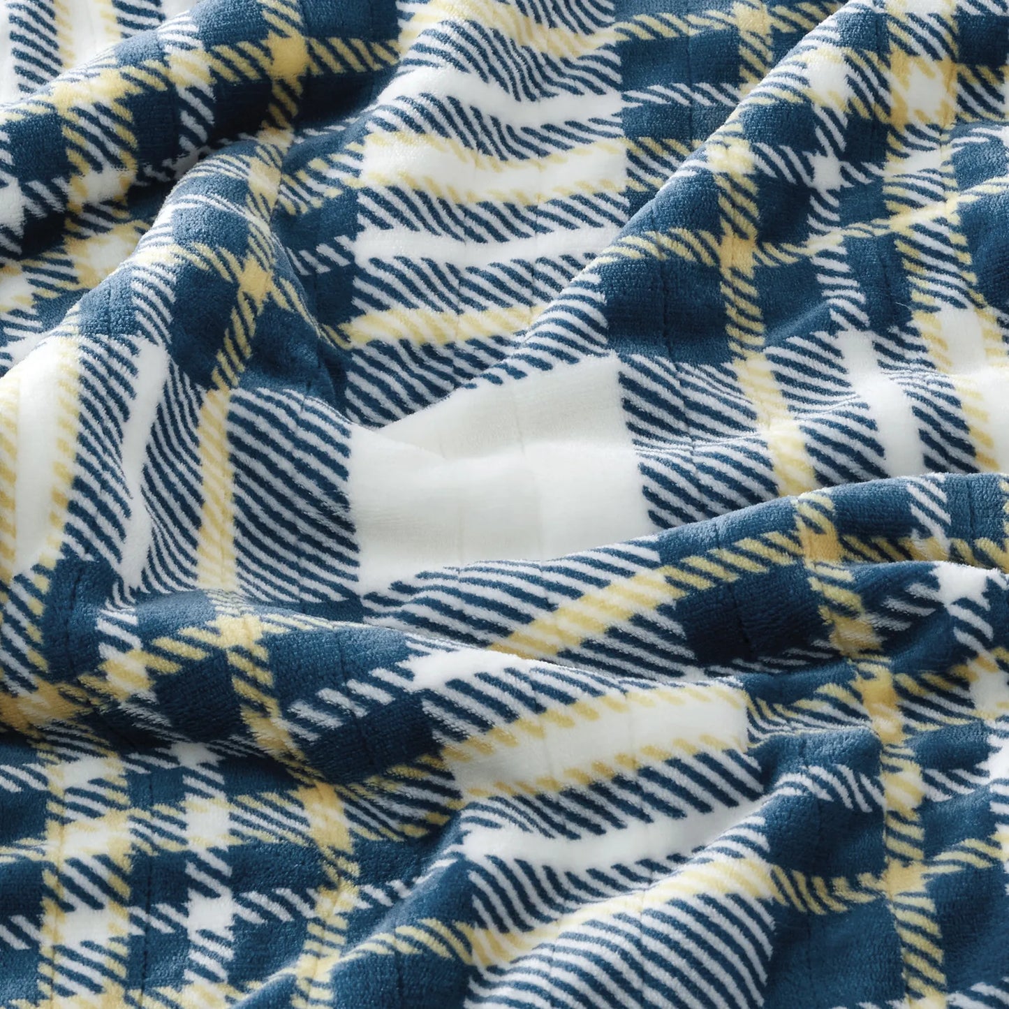 GentleSoft® Plaid Flannel Heated Blanket
