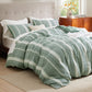 GentleSoft® Cotton Boho Waffle Weave Duvet Cover Set