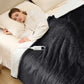 Solid Flannel Heated Blanket