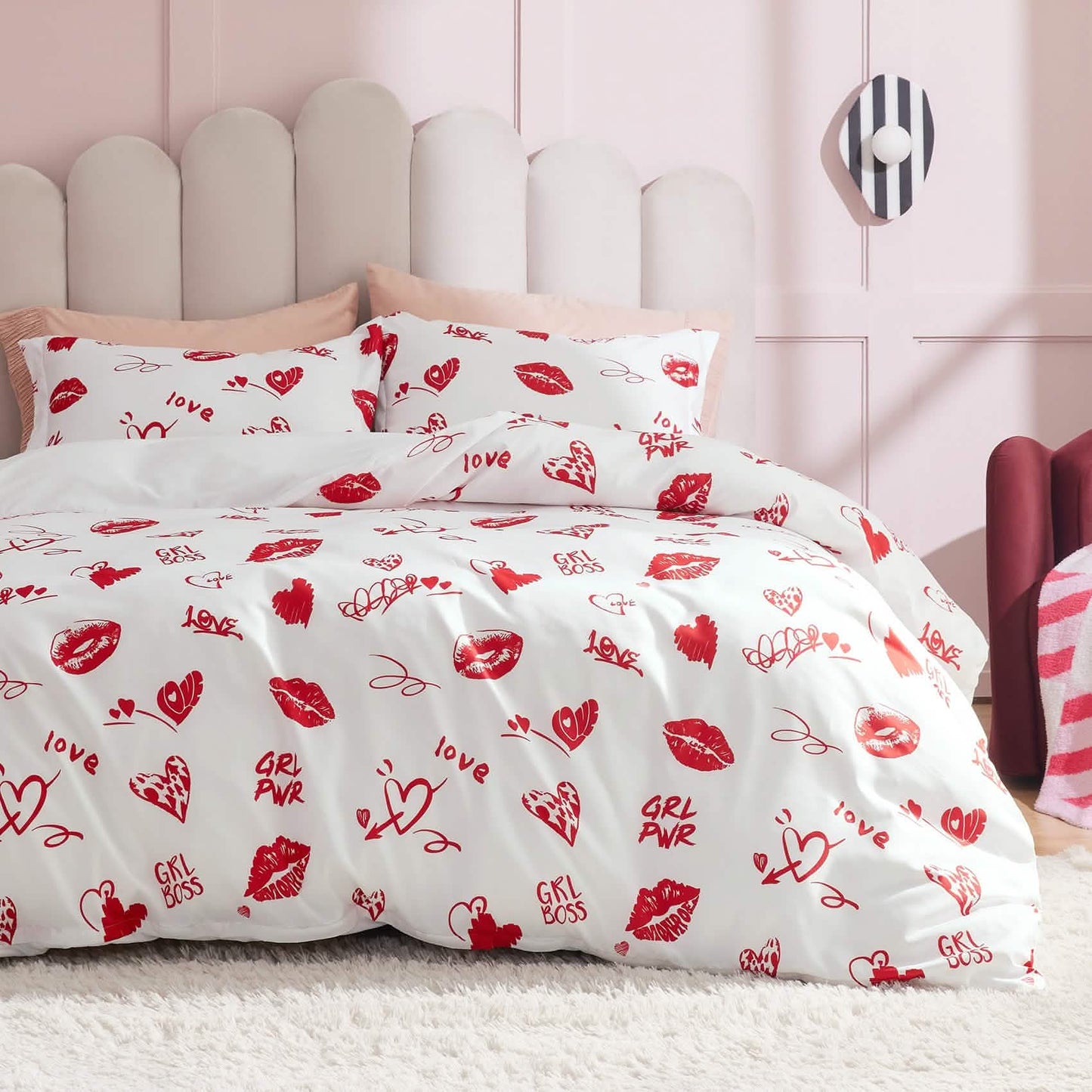 Marilyn Monroe™ Duvet Cover Set Simplistic White