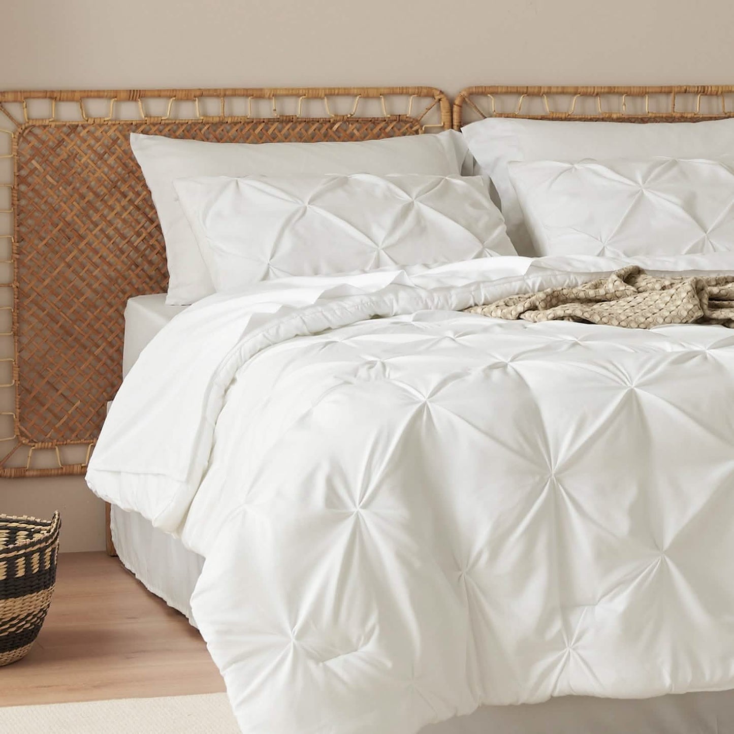 GentleSoft™ Pintuck Bed-in-a-Bag