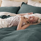 GentleSoft® Cotton Waffle Weave Duvet Cover Set