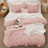 Pinch Pleat Comforter Set