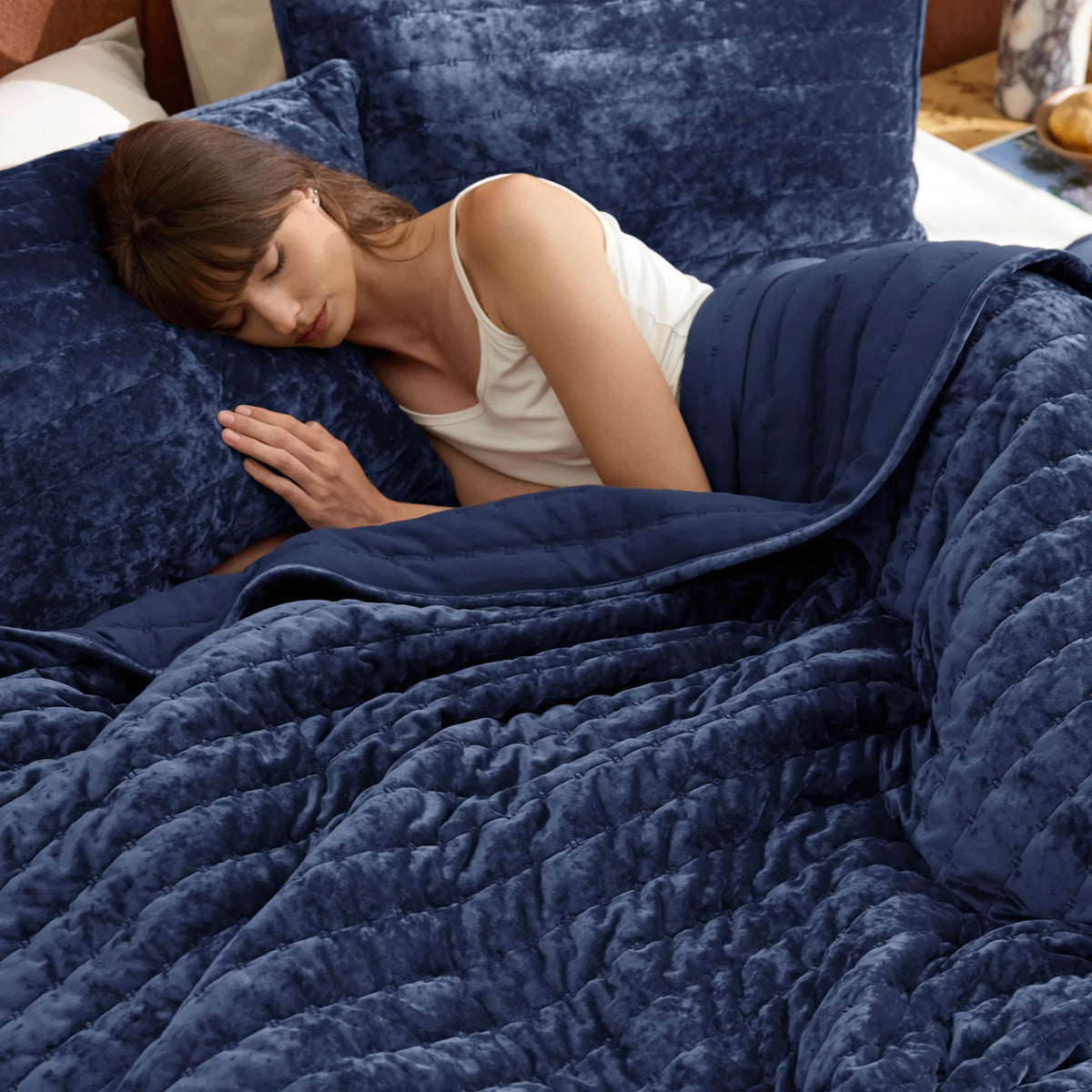 Luxury Velvet Quilt Set