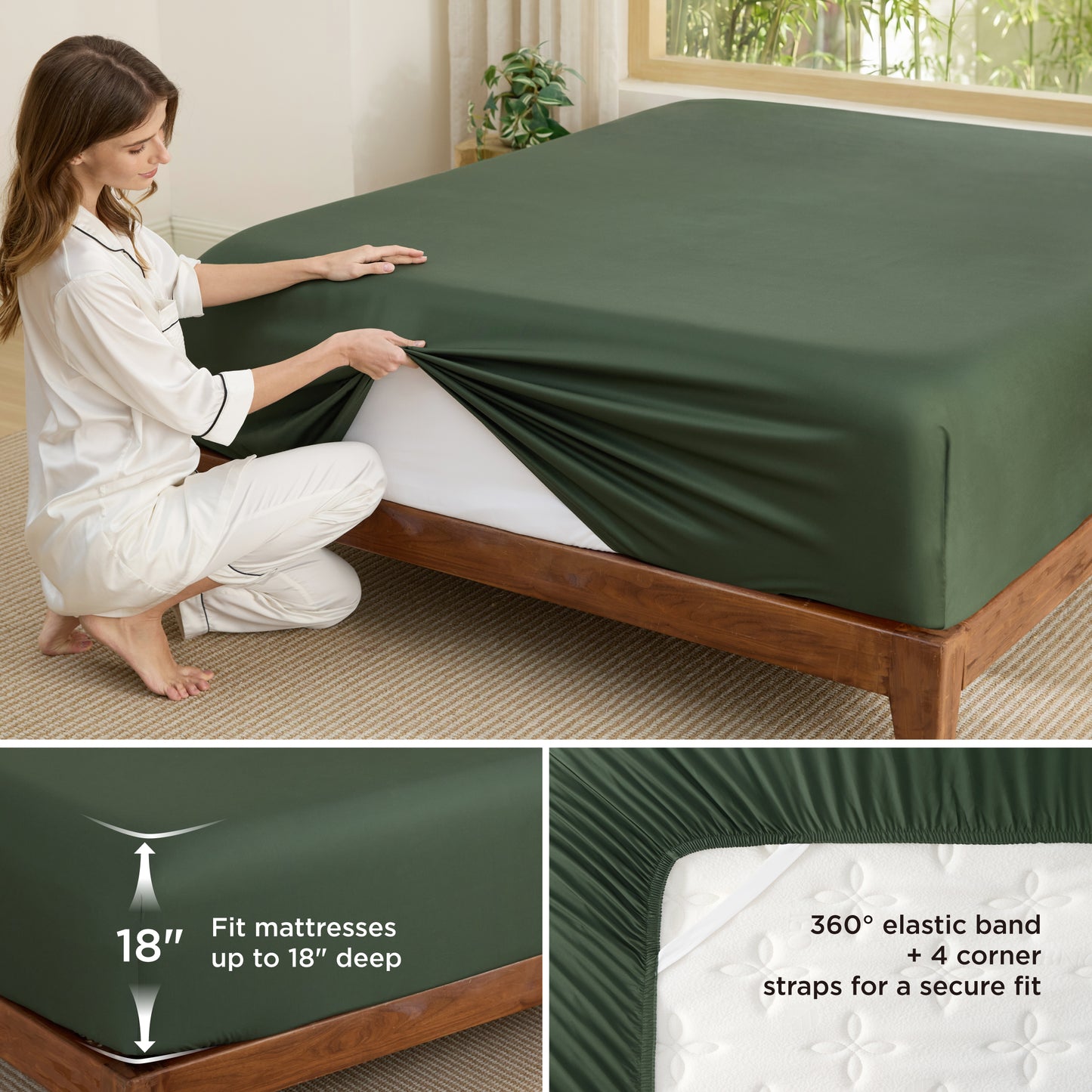 GentleSoft® Rayon Derived From Bamboo Fitted Sheet