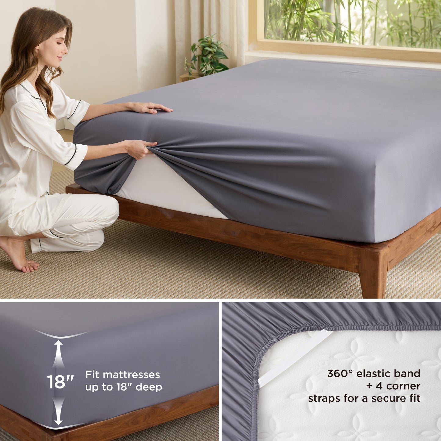 GentleSoft® Rayon Derived From Bamboo Fitted Sheet