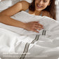 GentleSoft® Cotton Embroidered Hotel Duvet Cover Set