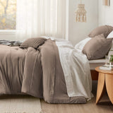 Pinch Pleat Comforter Set