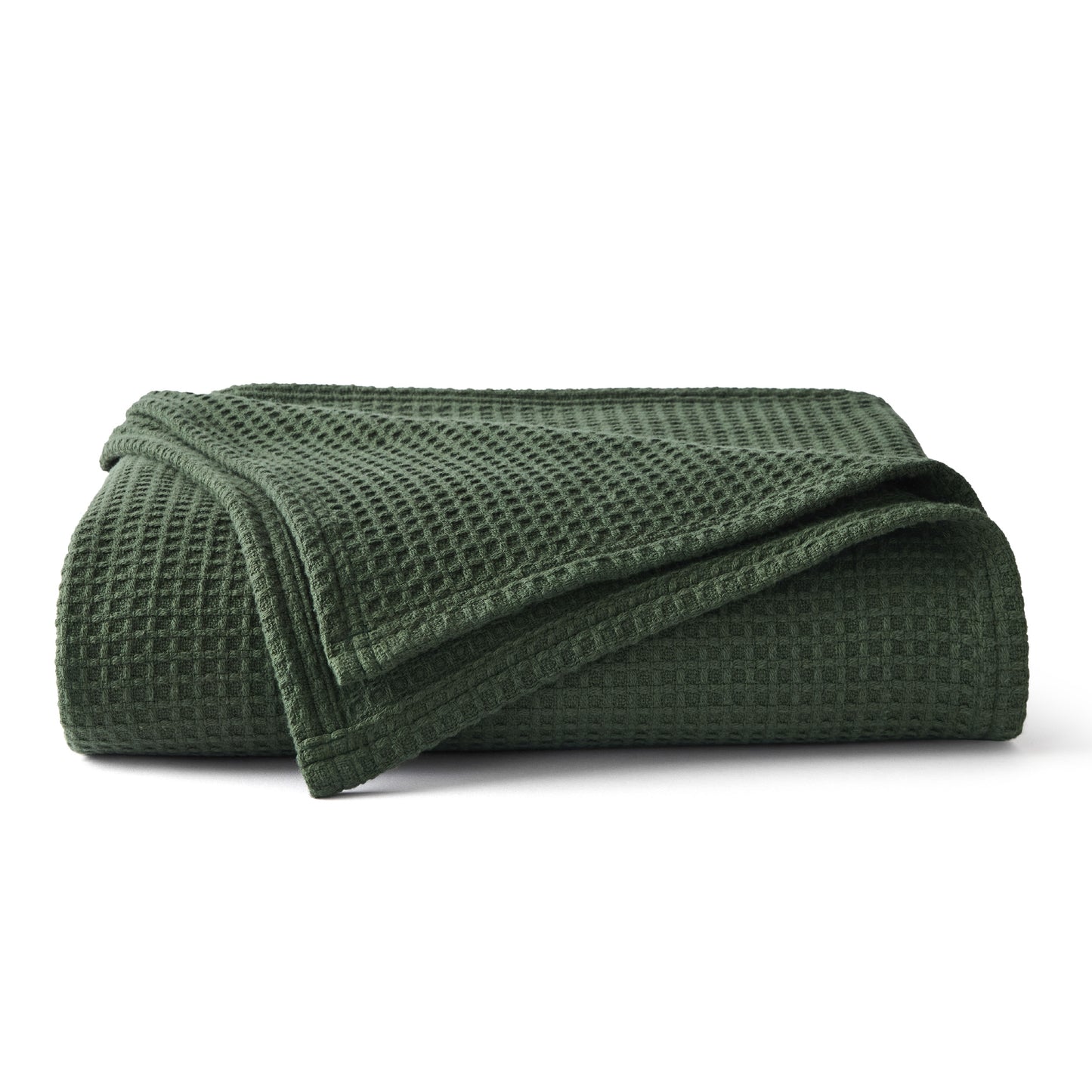 Pure Cutton Baske Weave Blanket