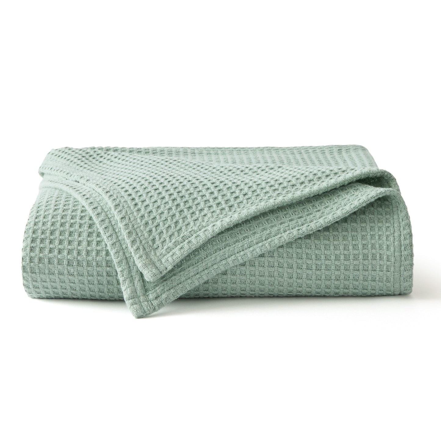 Pure Cutton Baske Weave Blanket