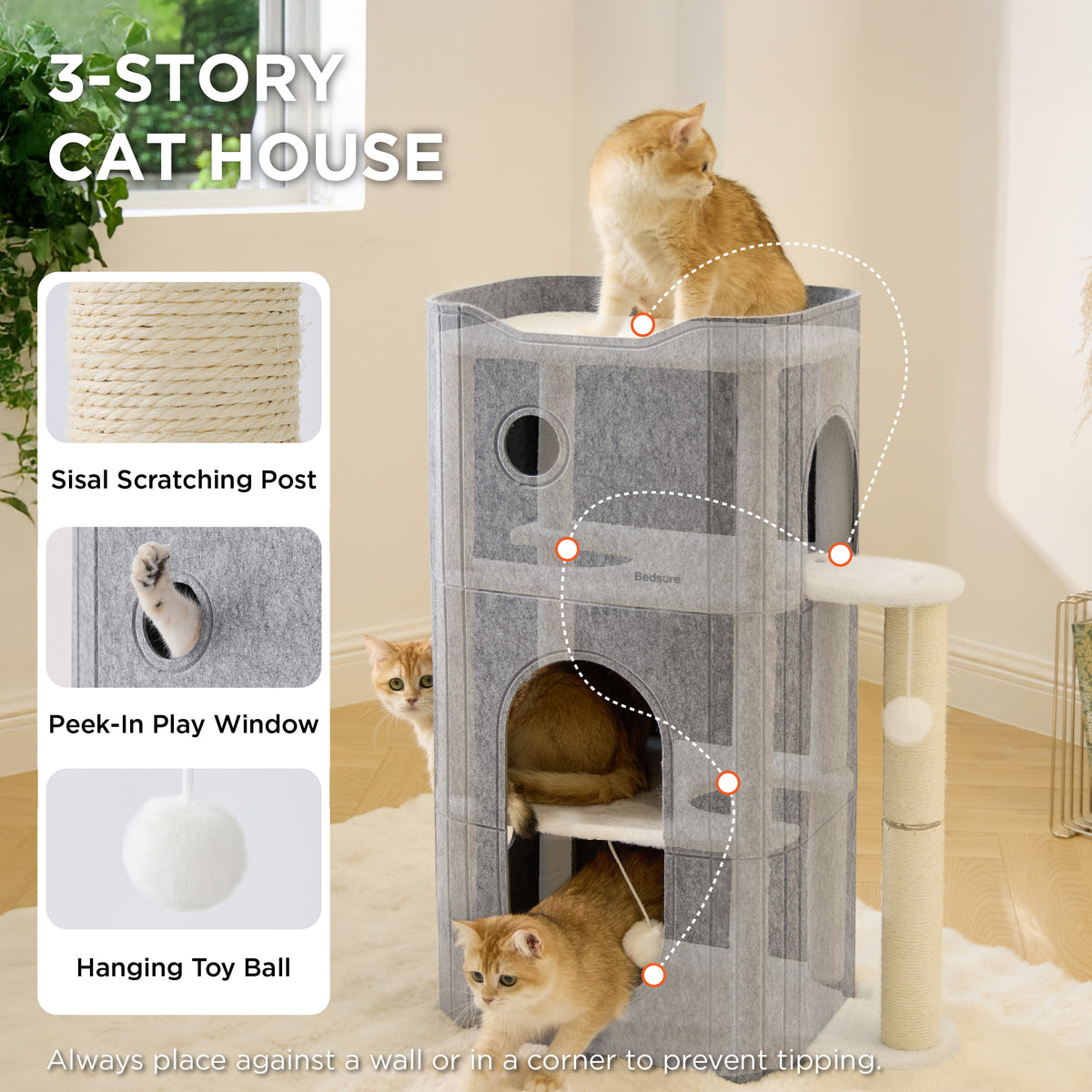 Cat Beds for Indoor Pet Cat House