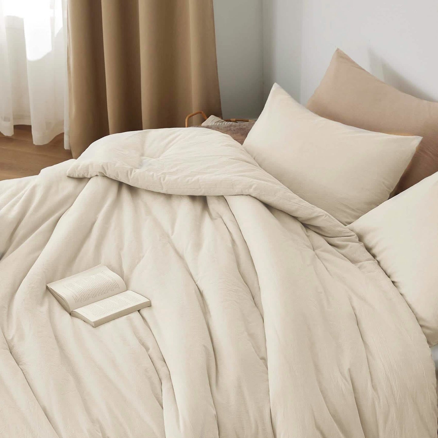 Prewashed Cotton Comforter Set