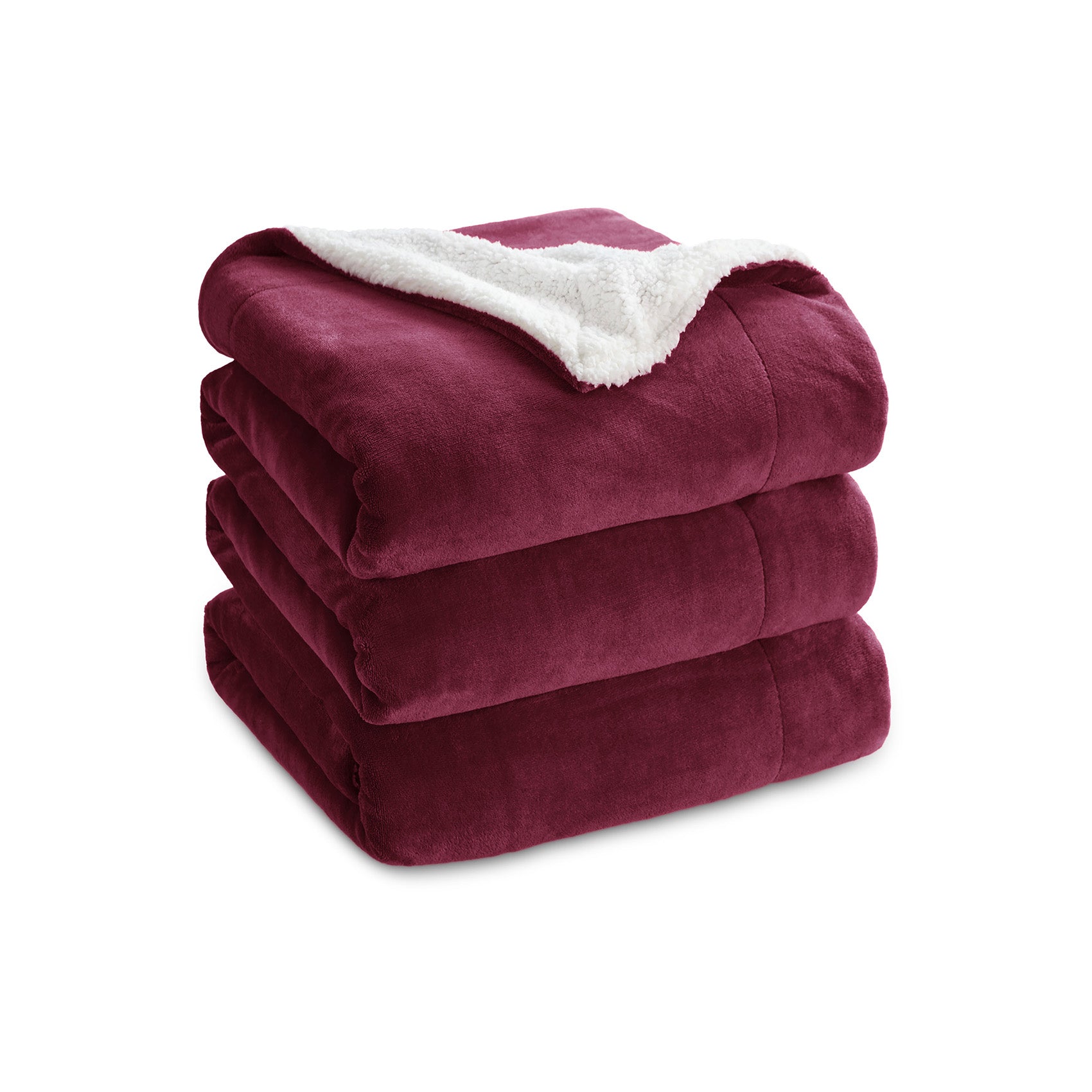 Sherpa and Fleece Reversible Blanket