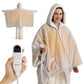 GentleSoft® Heated Sherpa Fleece Blanket Hoodie
