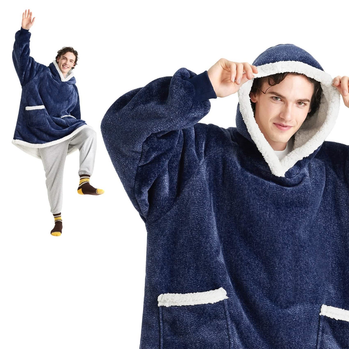 Sherpa Fleece Wearable Blanket