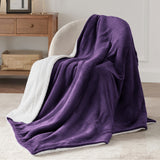 Sherpa and Fleece Reversible Blanket