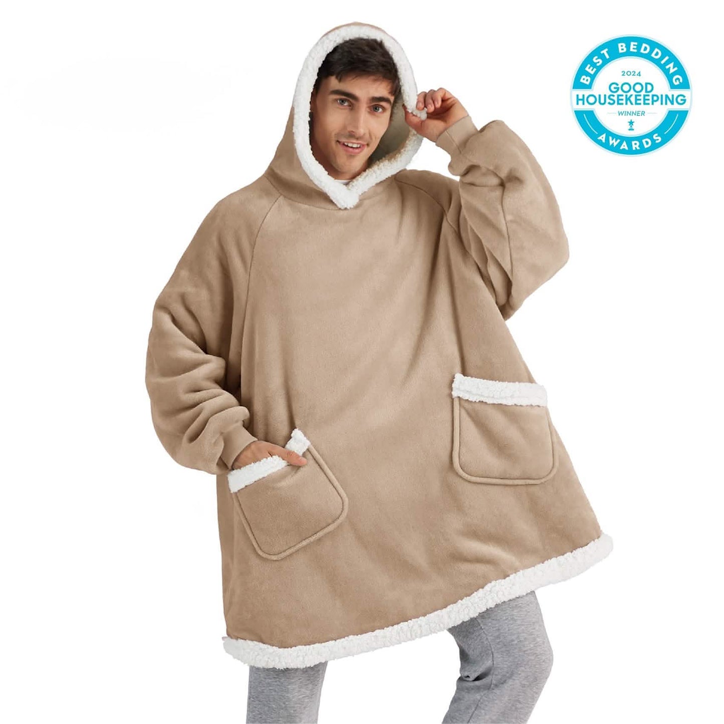 Sherpa Fleece Wearable Blanket