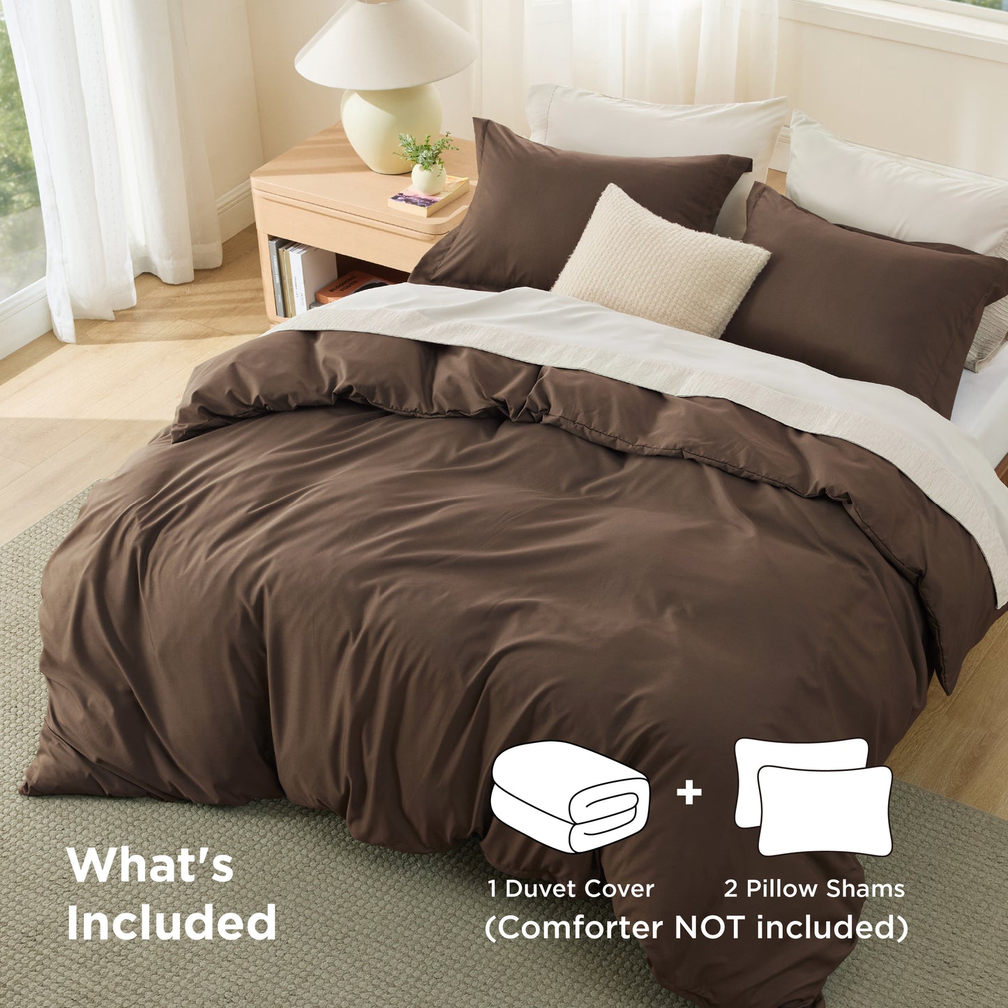 Brushed Microfiber Duvet Cover Set