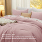Prewashed Plain Comforter Set