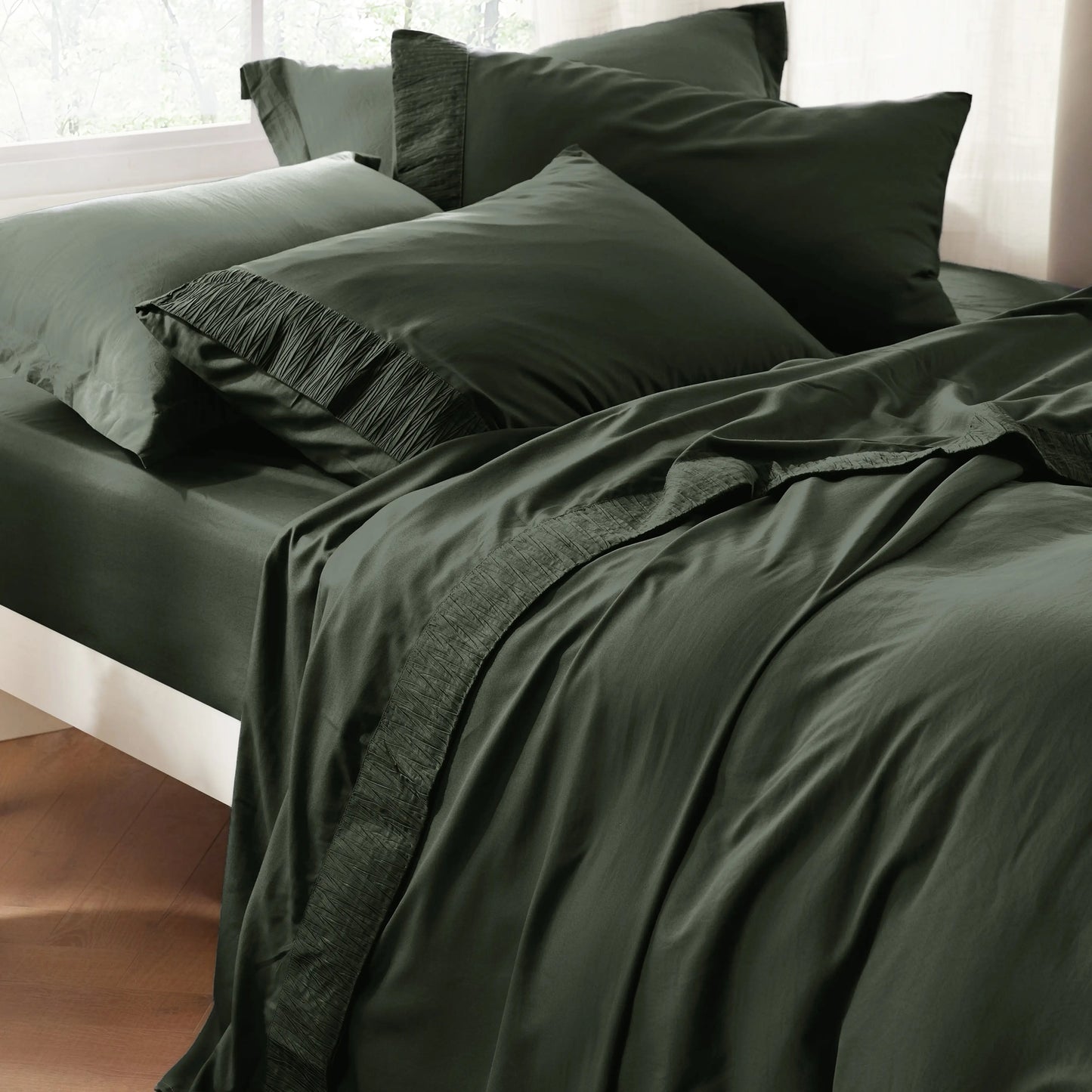 Ruched Sheet Set