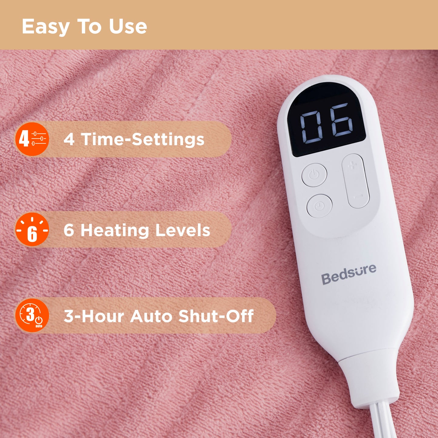 GentleSoft® Full-body Sherpa Fleece Wearable Heated Blanket