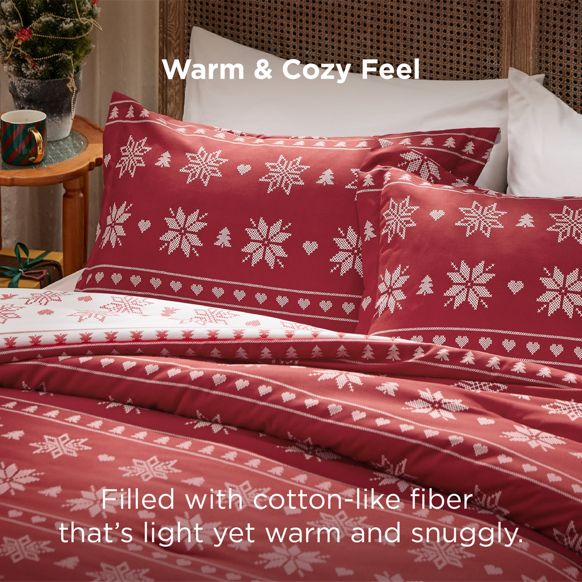 Christmas Plaid Comforter Set