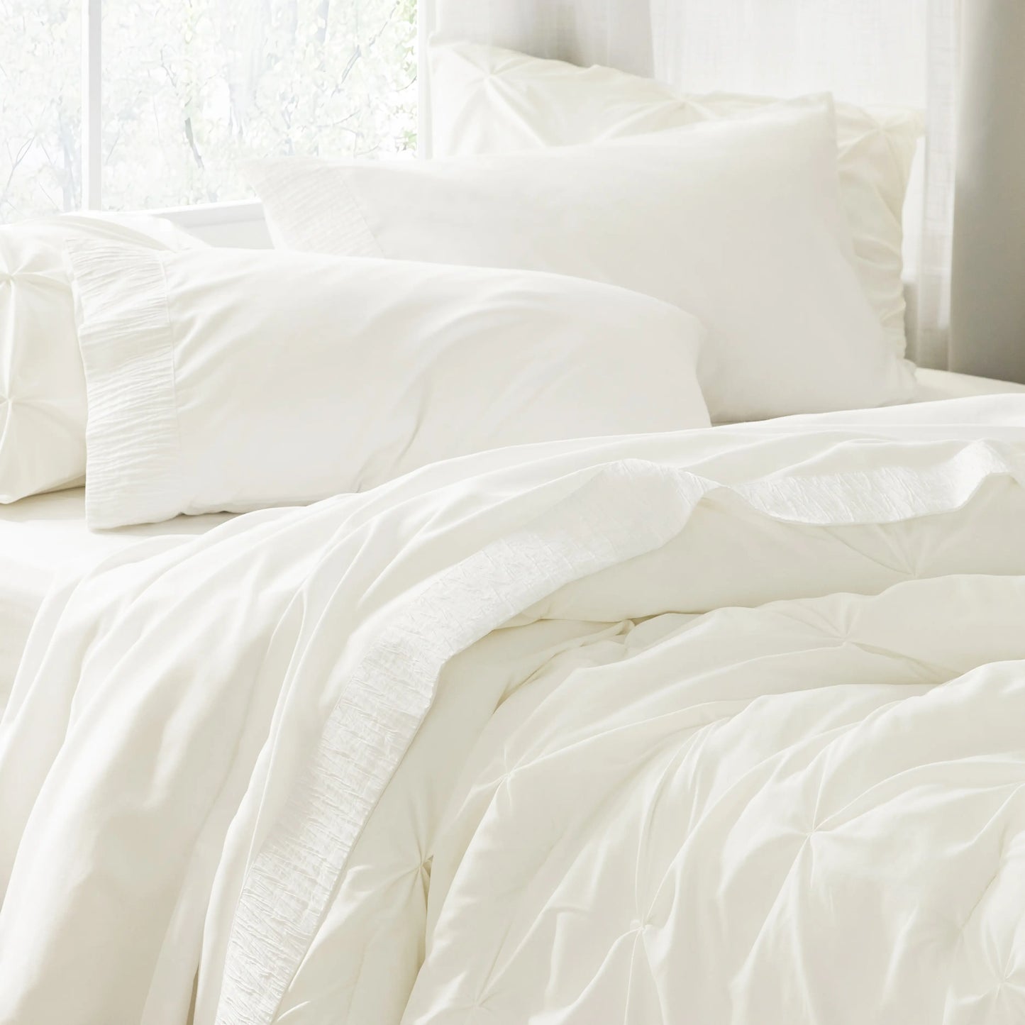 Ruched Sheet Set
