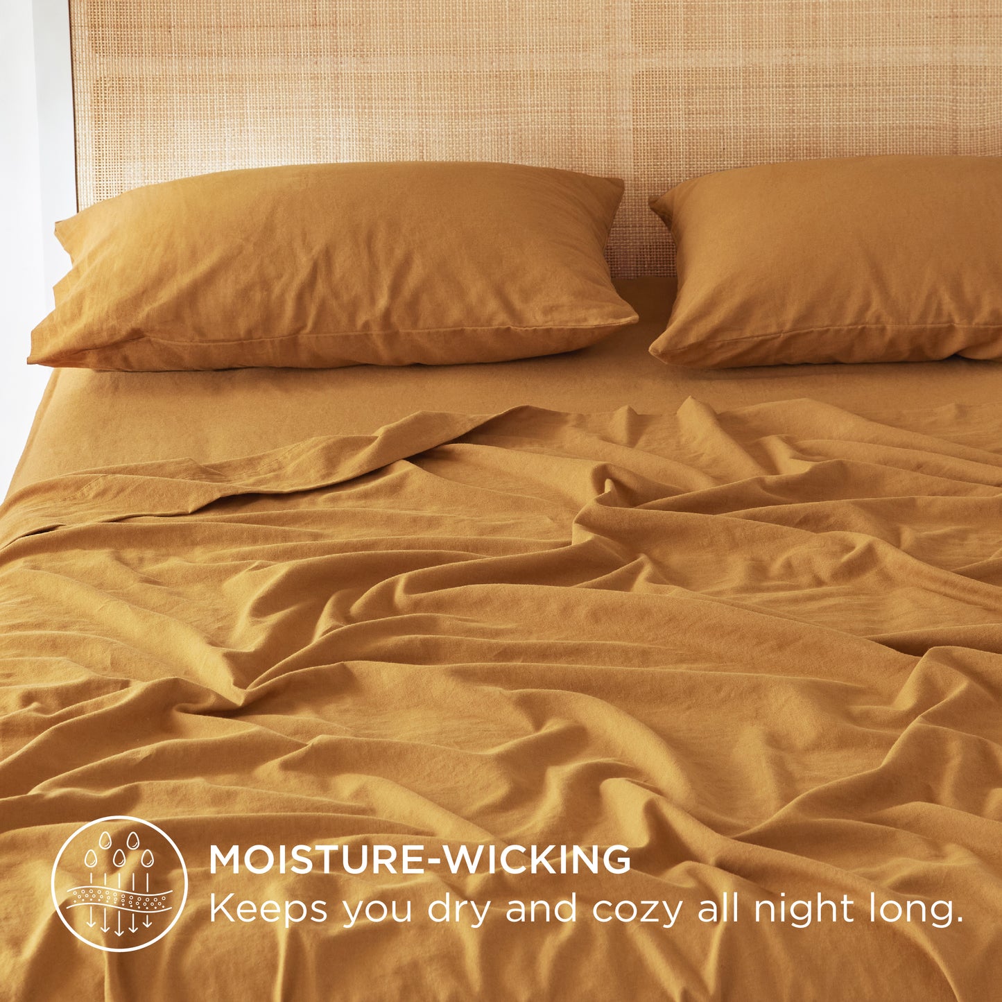 GentleSoft® Cotton-Linen Blend Sheet Set