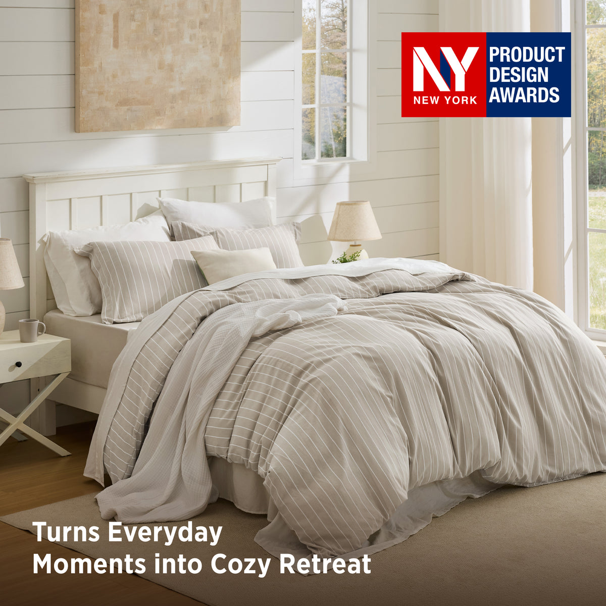 Timeless Striped Duvet Cover Set