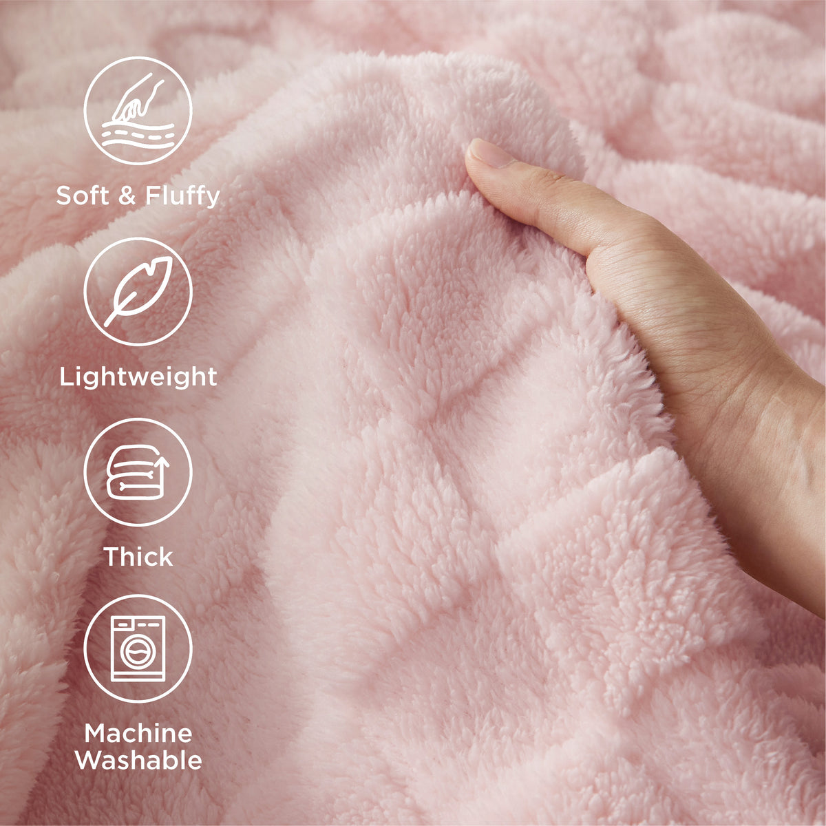Jacquard Shaggy Sherpa Blanket