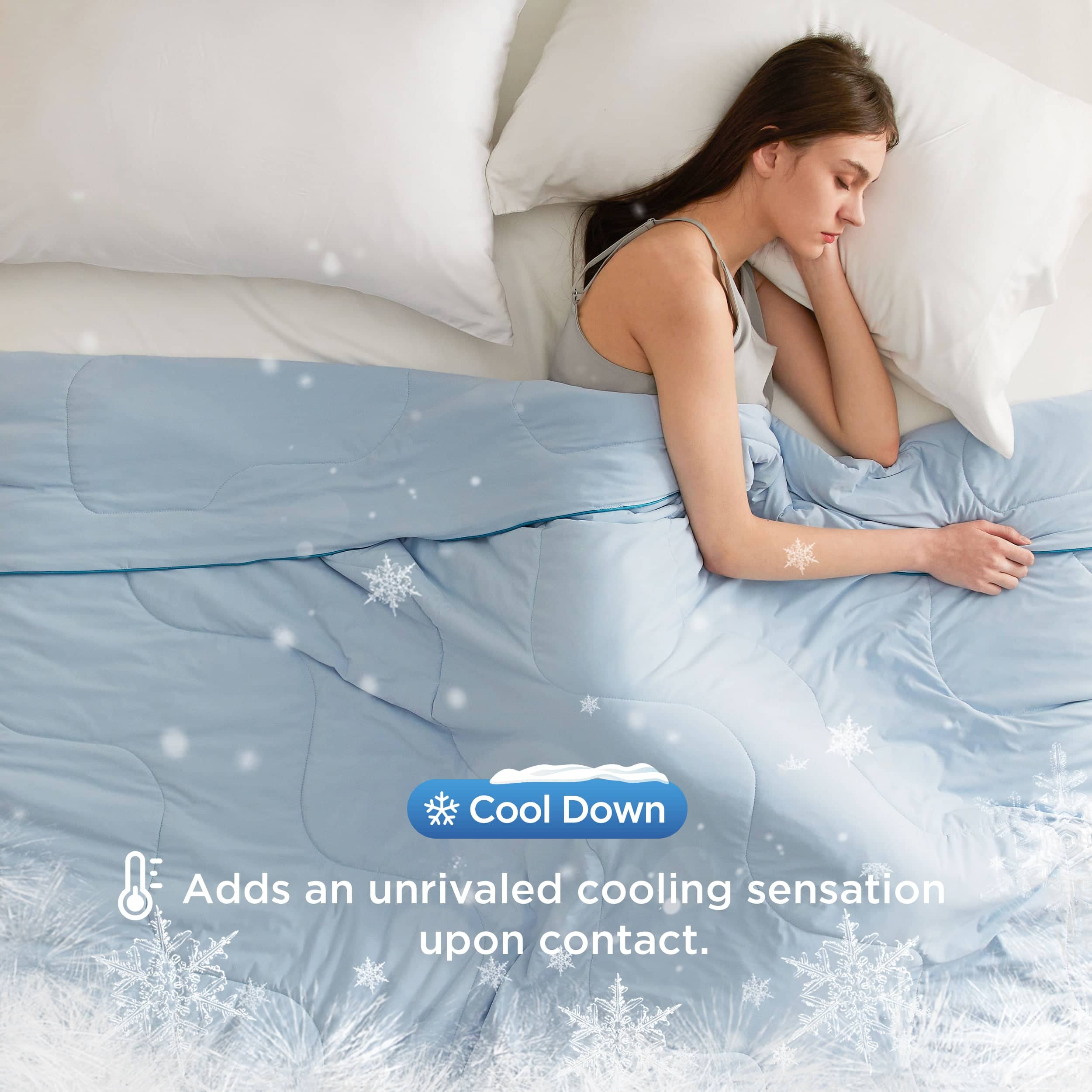 Bedsure Breescape Cooling Blankets for Hot Sleepers and Night Sweats